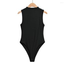 Women's Tanks Body Suit Women Casual Sexy Slim Beach Jumpsuit Romper Girl Bodysuit Solid Brand Clothes Clothing Catsuit Top Para