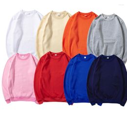 Men's Hoodies Autumn Solid O-Neck Sweatshirts Men Fashion Brand Pullover Trendy Base Casual Sweatshirt Male S-XXXL