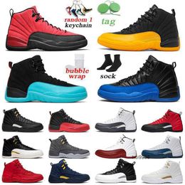 2023 mens basketball shoes 12s Indigo Gamma Blue The Master Dark Flu Game Grey jumpman men trainer sports sneakers Jordam JERDON