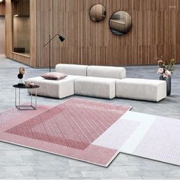 Carpets Unique Shaped Post-modern Office Room Decoration Carpet Nordic Style Big Size Bedside Rug INS Geometric Living