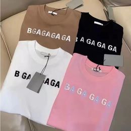 Men and women designer t shirt classic letters style design t shirts loose contracted casual polos plus size for couple apparel
