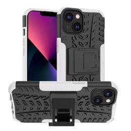 Phone Cases For Iphone 14 13 12 11 Pro Max Mini X Xr Xs 8 7 plus 2 into 1 Armor PC TPU Shockproof Case Cover
