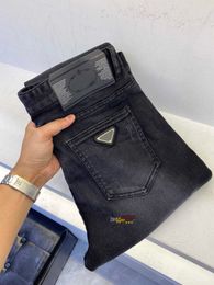23New designer jeans for fall and winter are stylish comfortable slightly elastic slim-fit luxurious high-quality mens handsome Jeans