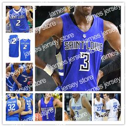 College Basketball Wears Custom Ncaa College Basketball Billikens Jersey Gibson Jimerson Yuri Collins Marten Linssen Nesbitt Francis Okoro Terrence Hargrove Jr.