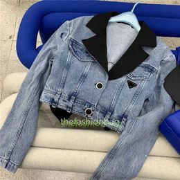 Women's Jacket Spring Autumn Slim Fit Denim Jacket Jeans Oversized Classic Trench Coat Asian Size S-2XL