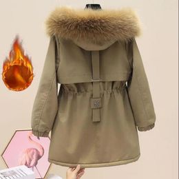 Женский меховый женский фальшивый пальто Parkas Cotton Down Jacket Jackets Harajuku Super Coats Plus Size Top Top Wholesale