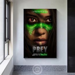 Canvas Painting 2022 New Movies Prey Poster Horror Science Fiction Action Film Prints Poster Wall Art Pictures Room Home Decoration Unframe