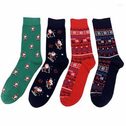 Women Socks Product Santa Claus Tube Personalised Elk Cotton Trendy Men's