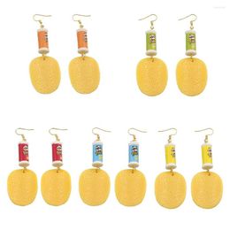 Dangle Earrings Potato Chips Drop Snacks Originality Costume Trendy Style Children Girl Jewellery