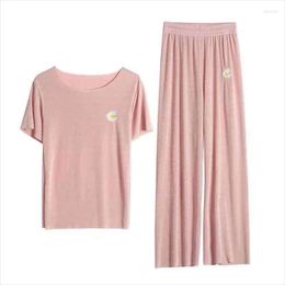 Stage Wear Flower Pattern Ballet Dance Training Clothing Women Solid Colour Dancing Suits Elastic Cotton Blouse Fast-dry Loose Pants Sets