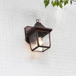 Outdoor Loft Modern Wall Lamp Cafe Decoration Iron Art Single Head Corridor Aisle Glass Waterproof
