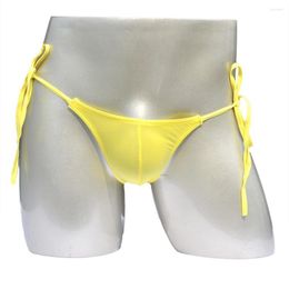 Underpants 66.6cm -116.6cm Sexy Mens Gay Premium Swimsuit Swim Briefs Thong Tanning Sunbathing Ice Silk Tanning/Recreational Lightweight