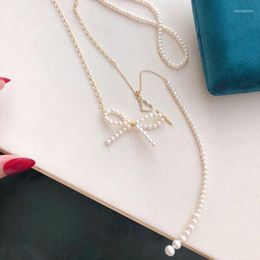 Pendants Arriver Pearl Jewellery 14k GP Freshwater Necklace Sweater Chain Waist 3-8mm 100CM Fine