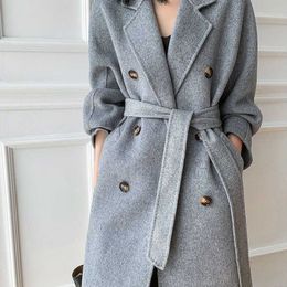 Max Designer Cashmere Coat Ladies Woolen s Warm jacket Winter Luxury Long Cardigan windbreaker fashion lapel coats