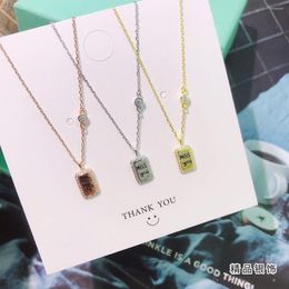 Pendants Exquisite Jewellery Whole Real 925 Sterling Silver Miss You Obelisk Pendant Necklaces Lasting Shine Cross Chain With Zirconia