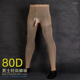 Men's Socks Men's Spring And Autumn Bare Legs Artefact Pantyhose Sexy Stockings Thickened Jj Set Temptation Pseudo-mother Bottoming