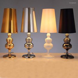 Table Lamps Modern Brief Spanish Defender Bedroom Lamp Fashion Light Living Room Wedding Lights Bedside