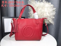 Evening Bag G369176 Handbag Axillary Bags Shopping Bags ShoulderBags Fashion cowhide Quilted Decoration Hardware Chain tassel High Capacity Simple Atmosphere