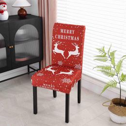 Chair Covers Christmas Cover Digital Positioning Dining Decoration