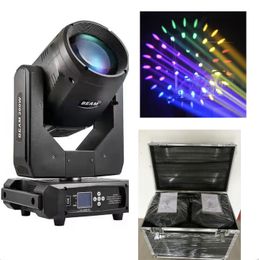 2pcs Beam Moving Head 300w Dmx Light movingheads 14r Stage KTV Bar Atmosphere BSW Lighting with roadcase