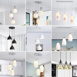 Pendant Lamps Nordic Ceiling Chandelier For The Kitchen Dining Room Modern Lights Indoor Hanging Lighting Lamp Decorative Led