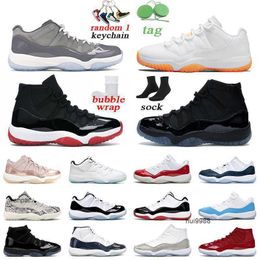 2023 men women 11 11s basketball shoes sports Cool Grey Bright Citrus Concord 45 outdoor mens trainer size 5.5-13 Jordam JERDON