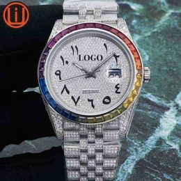 Luxury Watch for Men Mechanical Watches Luminous Sports Super 3235 Movement 904l Steel Full Diamond 41mm Swiss Brand Geneva Wristwatches