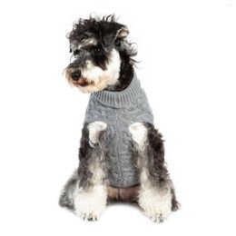 Dog Apparel MEOWS Clothes Sweater Pet Vest Knited Warm Soft Multi-Colors Winter Elastic Coat Cat Turtleneck Jumper