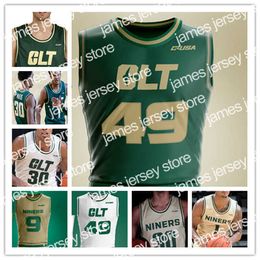 College Basketball Wears Custom College Basketball Charlotte CLT Jerseys Jahmir Young Clyde Trapp Austin Butler Robert Braswell Aly Khalifa Jackson Threadgill Ja