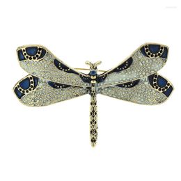 Brooches Wuli&baby Enamel Dragonfly For Women Unisex National Style Insects Party Office Brooch Pin Gifts