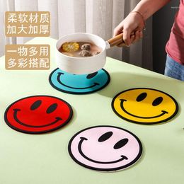 Table Mats Heat Resistant Silicone Mat Drink Cup Coasters Non-slip Pot Holder Placemat Kitchen Accessories