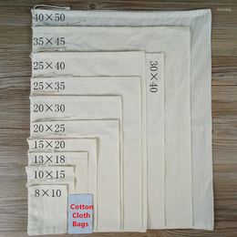 Gift Wrap 6 9/7 8/8 10/10 15cm 20 Sizes Cotton/sack/gunny/cloth Drawstring Bags Gunny Water Boil Bag Milk Coffee Philtre