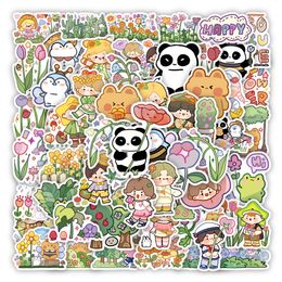 Pack of 60Pcs Cartoon Cute Stickers No-Duplicate Waterproof Vinyl Sticker for Luggage Skateboard Notebook Water Bottle Car Decals