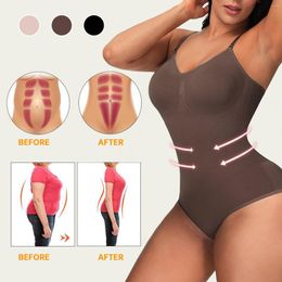 Women's Shapers Belly For Women Shapewear Bodysuit Thong Body Shaper Slimming With Romper Skirt Overlay