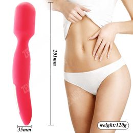 Sex toy Electric massagers Vibrating spear Powerful AV Vibrator Dildo Body Massager Female Masturbator Toys for Woman G-point Machine L6KJ NCVV