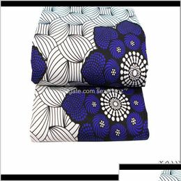 Fabric Clothing Apparel Drop Delivery 2021 21 Products Ankara Polyester Prints Binta Real Wax High Quality 6 Yards African For Otv15