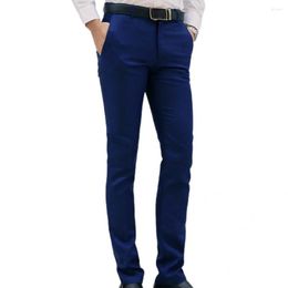 Men's Suits Great Winter Suit Pants Long Slim Fit Trousers Casual Straight For Home Male