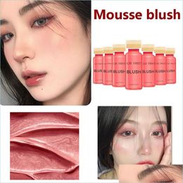 Blush Bb Blush Glow Skin Serum Natural Hydrating Pigmented Cheek 5Ml Face Makeup Blusher 10Pcs/Set Drop Delivery 2022 Health Beauty Dhmy1