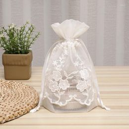 Gift Wrap 10 Pieces Creative Lace Bag Aroma Dried Flower Packaging Wedding Dress