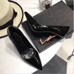 New fashion ladies high heels Dress Shoes exquisite and comfortable strap women letters high heel short boots leather material size 35-42