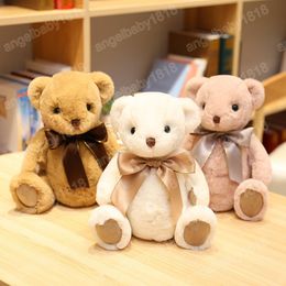 25cm Sweet Cute Teddy Bear Plush Doll Cartoon Stuffed Animal Bears Plush Toy Lovely Girl Birthday Valentine Gift