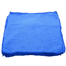 Car Washer 10pcs 30x30cm Blue Microfiber Cleaning Towel Motorcycle Window Glass Household Small