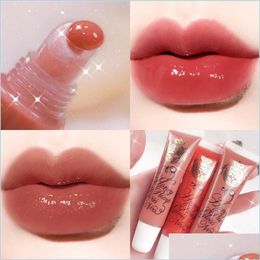 Lip Gloss Candy Colour Waterproof Lip Gloss Makeup Lipgloss Long Lasting Glitter Liquid Lipstick For Cosmetics Women Girls 6Pcs Drop Dh19Q