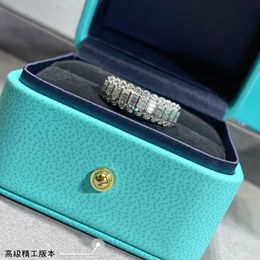 Luxurys desingers Ring Simples Design Sense Sterling Silver Ring Ladies Classic Six-Claw Diamond Rng Simple Rings Birthday Gift Wedding Sieraden