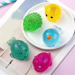 Animal Soft Cute Fun Sensory Squeeze Toys Spongy Squishy Mochi Fidget Toys Sticky Antistress Ball For Kids D50