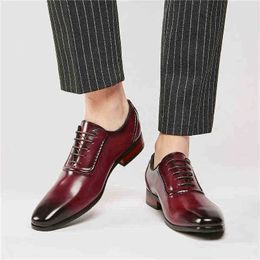 Dres Shoe Men Mens Dressing Brogue Shoe Leather Hand Sewn Suit Formal Clothing Lace Up Derby Busines Pointy High Heeled Shoes 220723