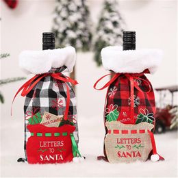 Christmas Decorations 2022 Summer Home Product Faceless Baby Wine Bottle Set Stand Posture Doll Accessories Happy .