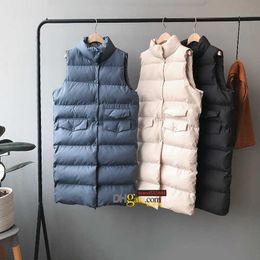 Yelekler Kadınlar İçin Beyaz Ördek Aşağı Ceket Kadın Ceketleri Katlar LüksDesignerclothes Fermuar Uzun Hafif Ultralight Markalar Yüksek