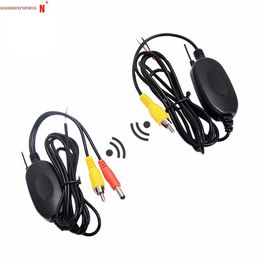 New 2.4G Wireless Video Transmitter Set Receiver Rear Car Camera And Monitor DVD Screen Reverse Backup Rear Camera