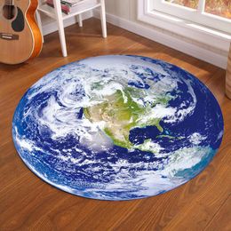 Carpets Modern Star Map Carpet Non-Slip Round Area Rug For Living Room Bedroom Children Playroom Floor Mat Home Decor Chair Table